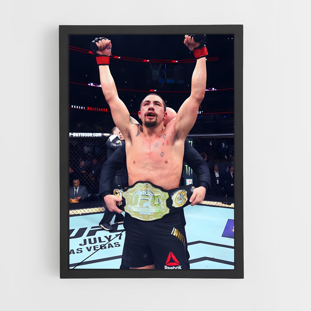 Poster Robert whittaker – affiche MMA (vue 2)